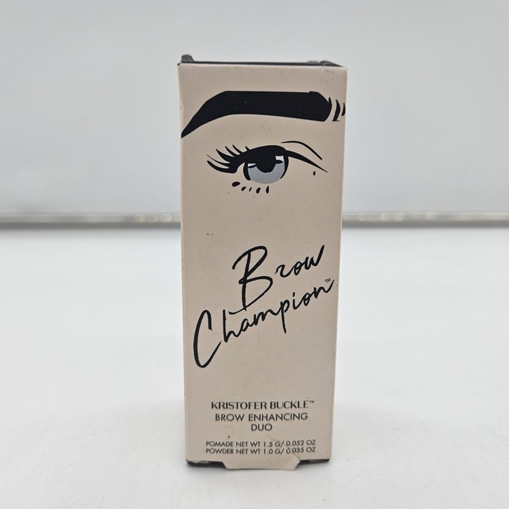 Kristofer Buckle Brow Champion Enhancing Duo – 0.052 & 0.035 oz. – NIB